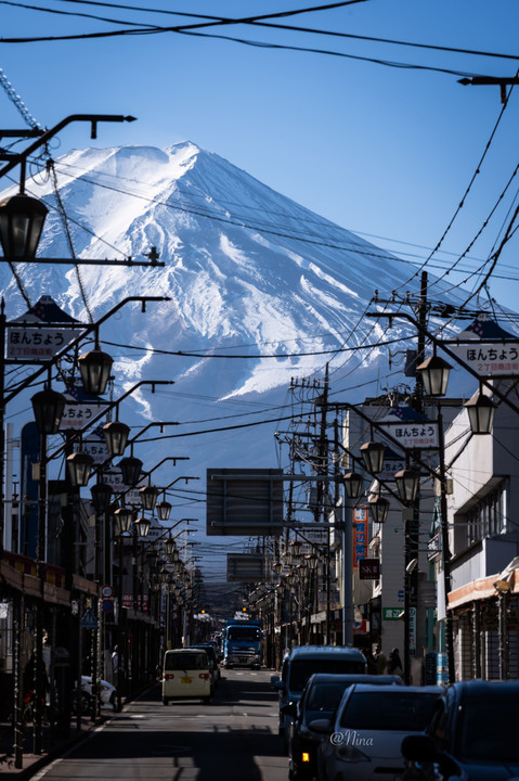 偉大な富士の山