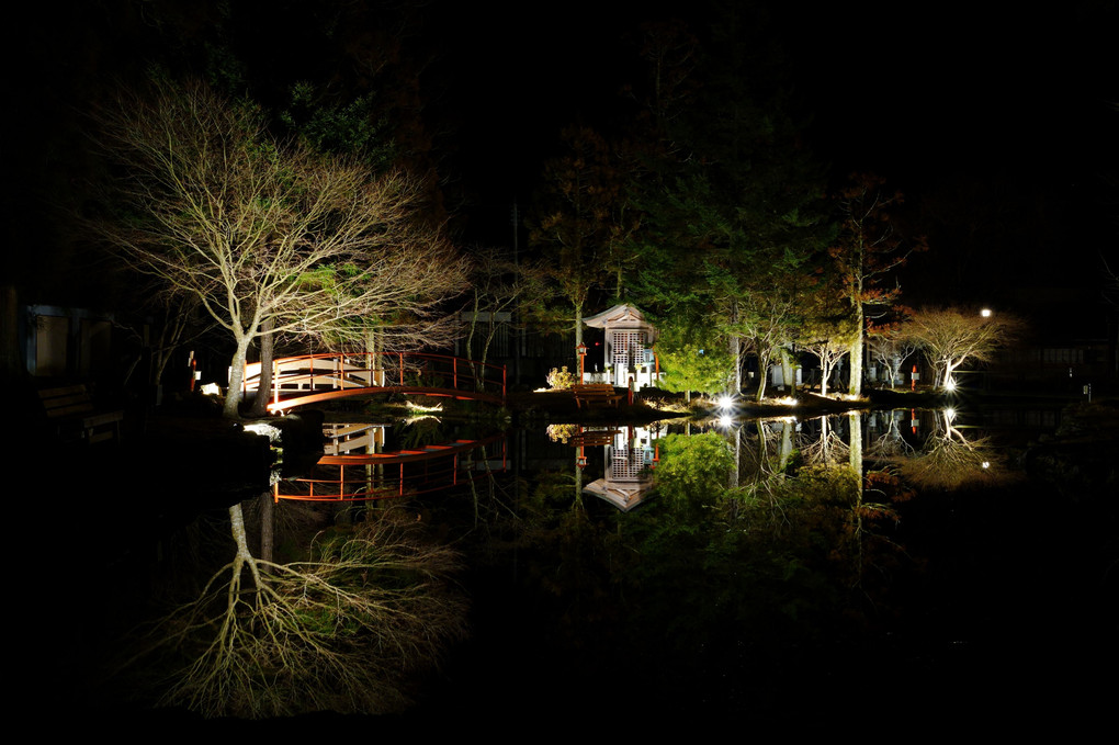 奈良県天川村にある龍泉寺の庭園です。
