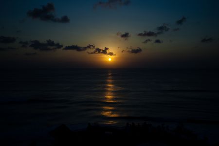 バリ島の夕日
