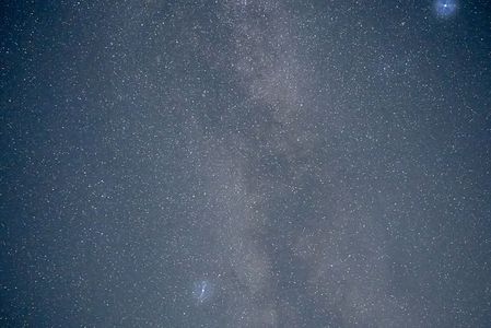 初めての天の川撮影