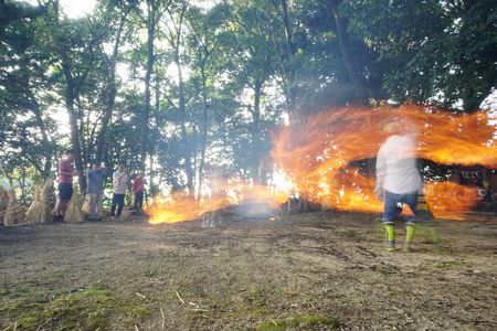 滋賀県甲賀市の火祭り
