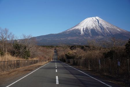富士山へまっしぐら