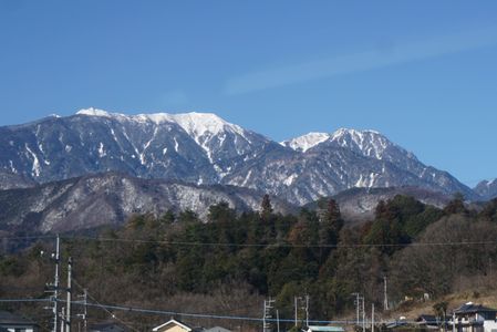 雪山の写真