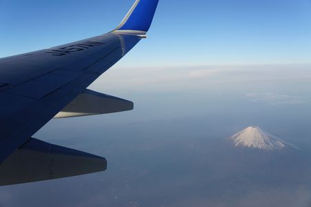 偶然の富士山