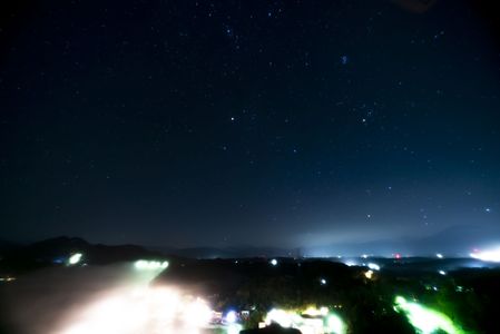 恵那峡の星空