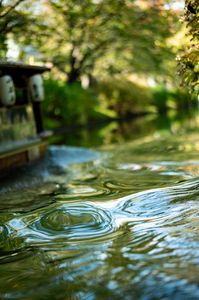 光の糸がほどける水路