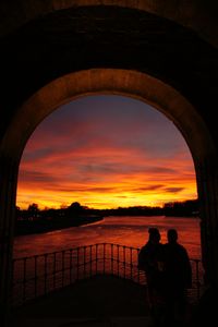 Sunset in Pont d'Avignon