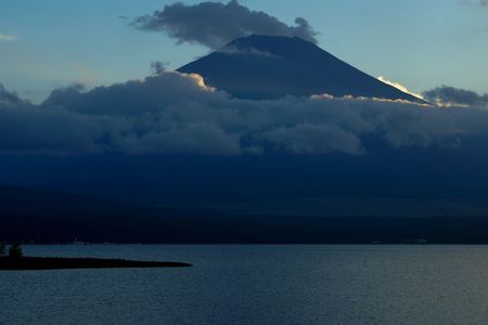 富士の落日