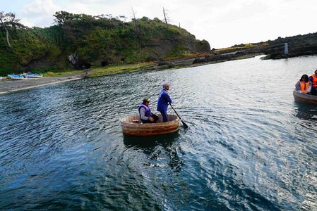 佐渡島　宿根木　はんぎり　たらい舟　レギュラーコース　2000円也