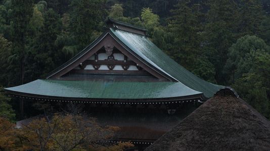 秋雨の円覚寺