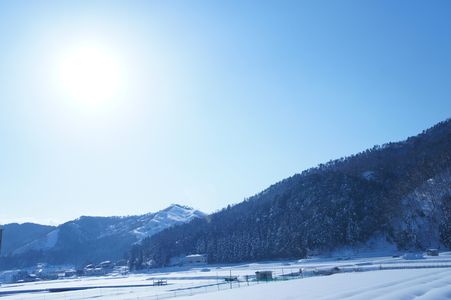 雪景色ー