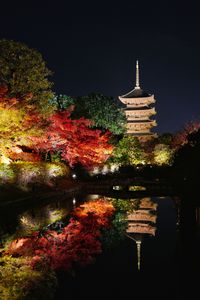 東寺ライトアップ