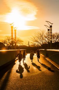 夕日が沈むまで