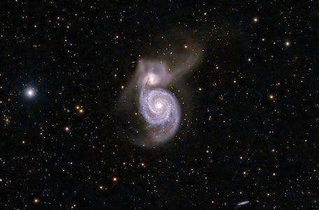 子持ち銀河～りょうけん座M51銀河