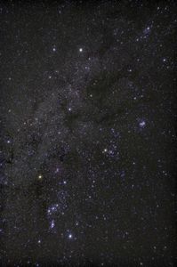 冬の星空　オリオン座～おうし座～ぎょしゃ座付近