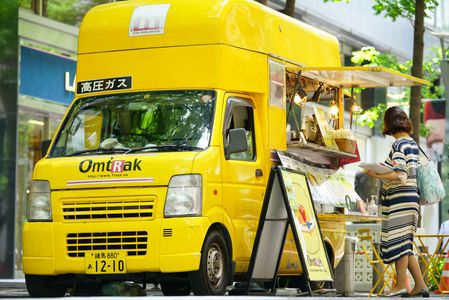 仲通りのランチタイム風景