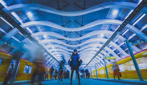 Shibuya Station movement Tokyo Metro Ginza