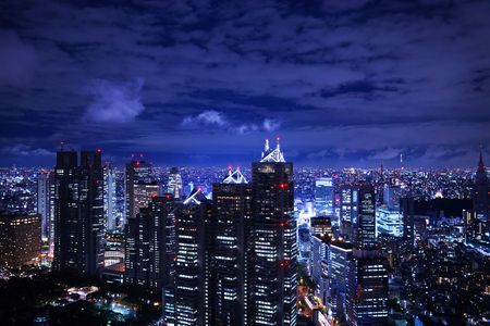 雨上がりの新宿