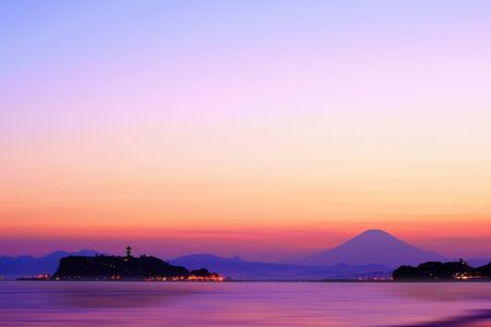 江ノ島・富士山