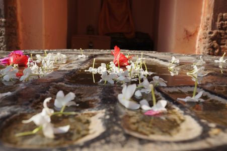 マハーボディー寺院の祭壇