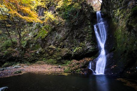 秋の滝