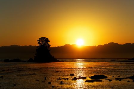 雨晴海岸・夜明け