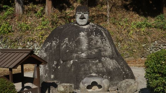 万治の石仏