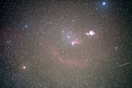 オリオン座流星、大星雲、馬頭星雲、バーナードループ