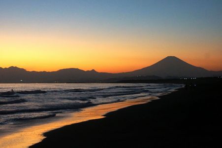 辻堂海岸・夕景