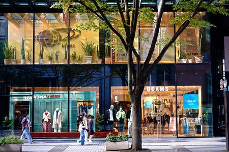 通りの風景 BEAMS