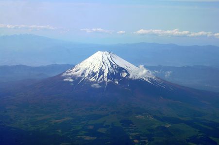 飛行機から富士山2014.05.18