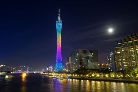 Canton Tower and city view