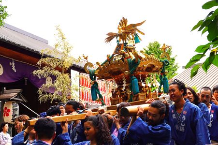 神楽坂のお祭り