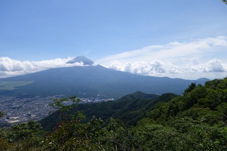 清々しい夏の富士山