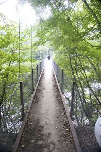 西沢渓谷吊り橋