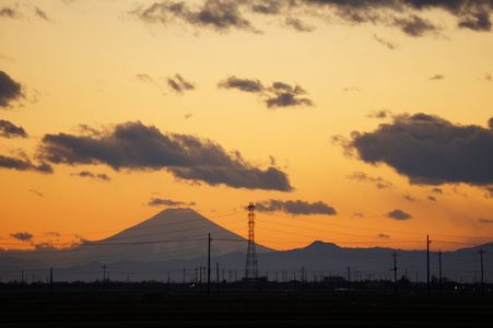 栃木からも富士山は見えるのよっと