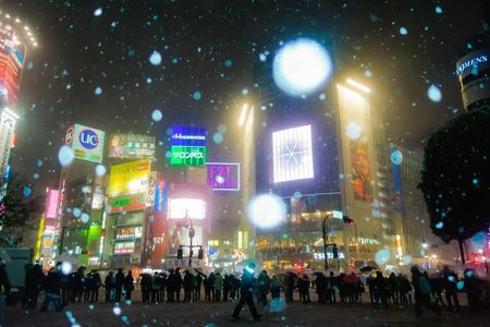 Shibuya snow dance