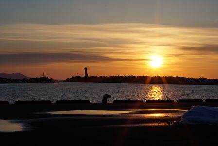 稚内の夕焼け