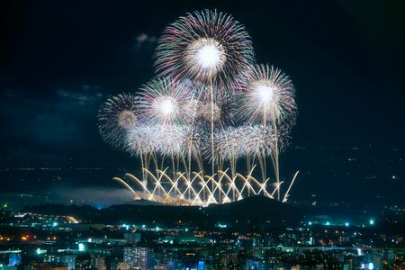 秋の思い出 北海道芸術花火