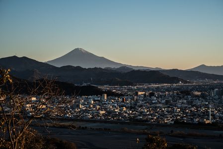2025.1.1日の出時の富士山