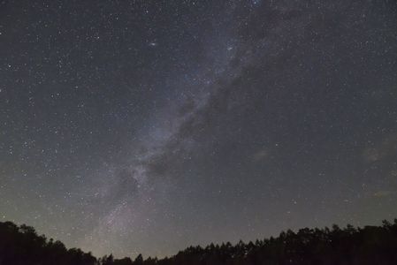 沈みゆく秋の天の川