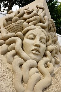 あさひ砂の彫刻美術展