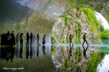 2025越後清津峡にて