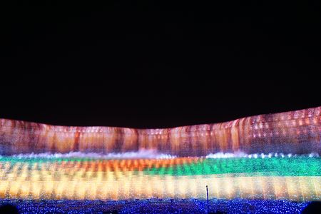 なばなの里2014ナイアガラの滝