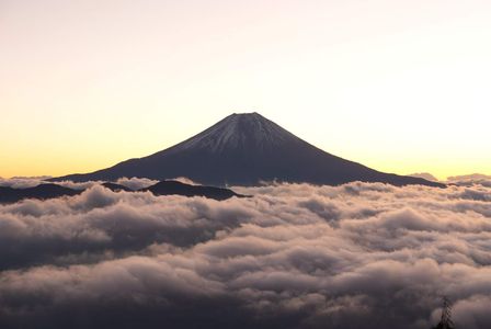 朝、雲、富士　#カレンダー2025#