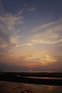 真玉海岸の夕陽