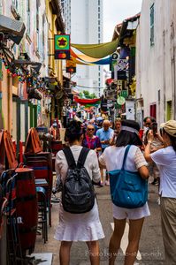 シンガポールの雑踏