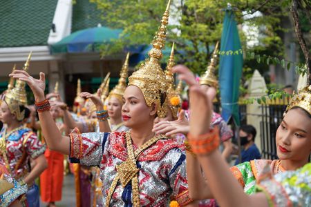 バンコクのパワースポット　エラワン祠と…タイ舞踊