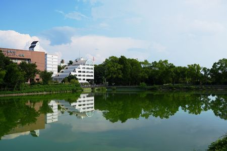 池面に映る…景色