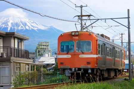 富士と岳南鉄道と